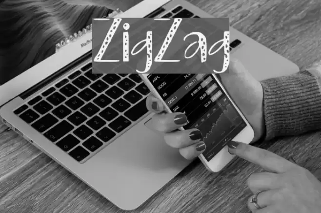 ZigZag Font examples