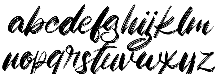 Zigas FREE Font LOWERCASE