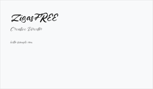 ZigasFREE Business Card