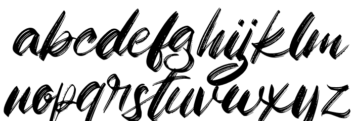 ZigasFREE Font LOWERCASE