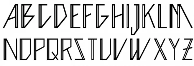 Ziggy  Strip Шрифта ВЕРХНИЙ