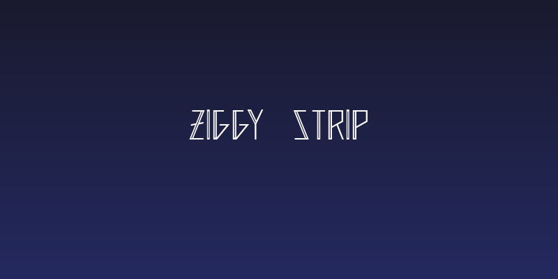 Ziggy  Strip Social Header