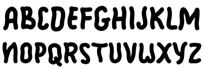 Ziggy Willy - Demo Font UPPERCASE
