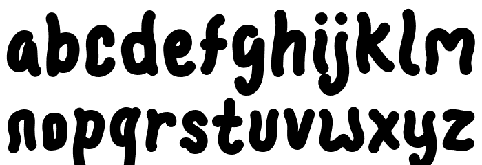 Ziggy Willy - Demo Font LOWERCASE