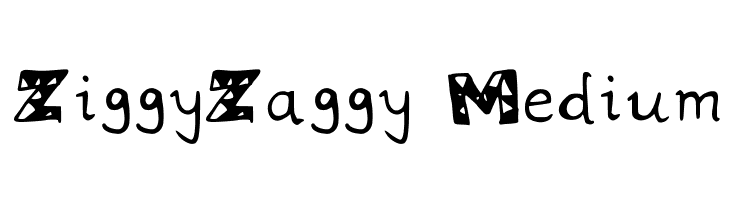 ZiggyZaggy Medium  les polices de caractères gratuit tlcharger
