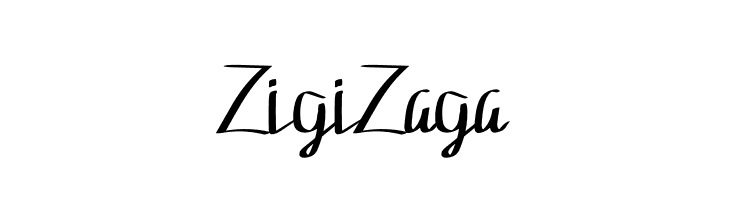 Zigi Zaga  Frei Schriftart Herunterladen