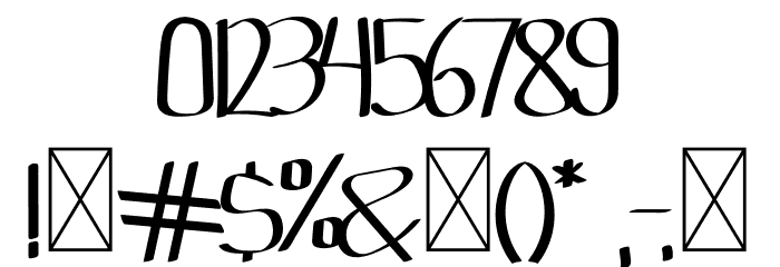 Zigi Zaga Font OTHER CHARS