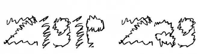 Zigie Zag  Frei Schriftart Herunterladen