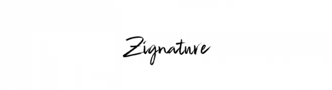 Zignature  नि: शुल्क फ़ॉन्ट्स डाउनलोड