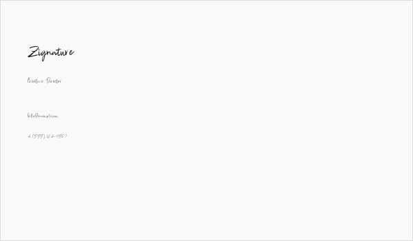 Zignature Business Card