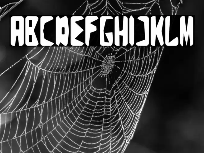 Zigzag Font examples