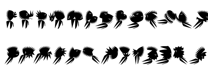 ZigzagAnimals Font LOWERCASE