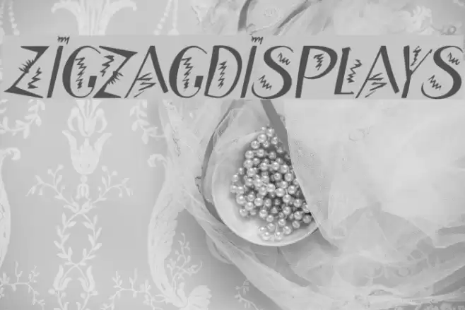 ZigzagDisplays Font examples