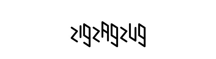 Zigzagzug  免费字体下载