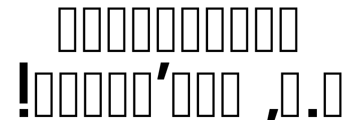 Zikketica Font OTHER CHARS
