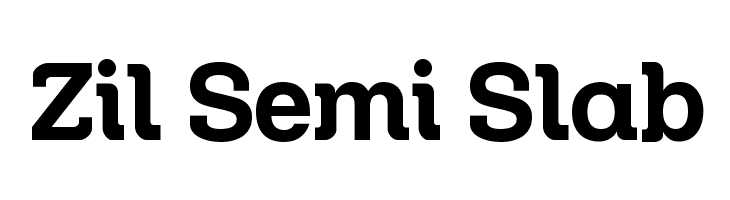 Zil Semi Slab  Free Fonts Download