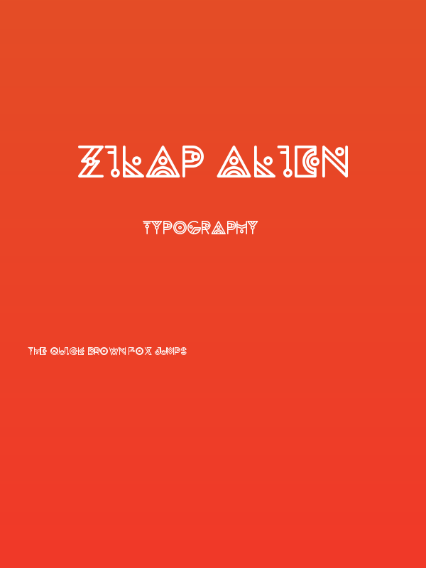 Zilap Alien Poster