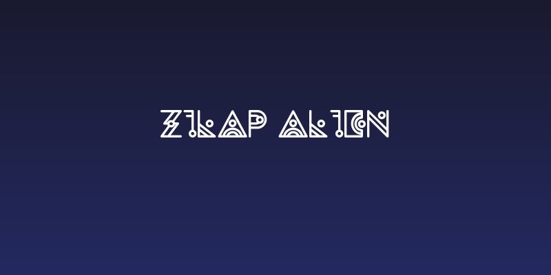 Zilap Alien Social Header