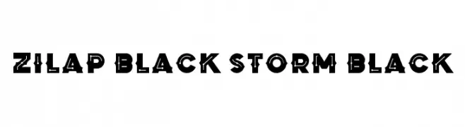 Zilap Black Storm Black  baixar fontes gratis