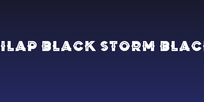 Zilap Black Storm Black Social Header