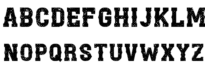 Zilap Combat Grunge Font LOWERCASE