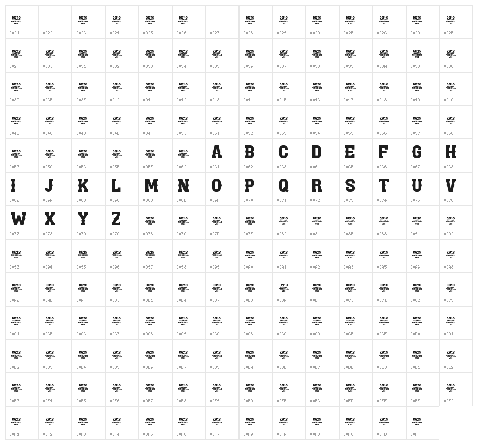 Zilap Combat Normal Character Map