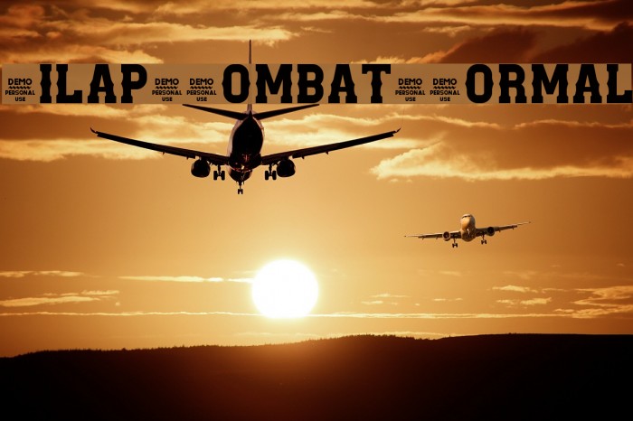 Zilap Combat Normal Font examples