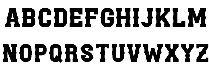 Zilap Combat Normal Font LOWERCASE