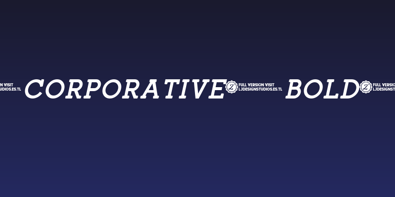 Zilap Corporative Bold italic Social Header