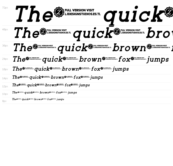 Zilap Corporative Bold italic Waterfall