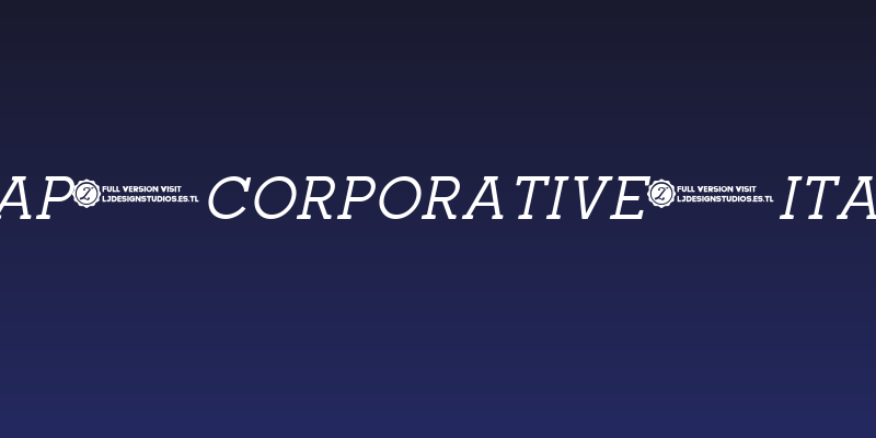 Zilap Corporative Italic Social Header