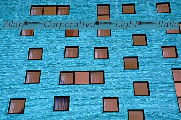 Zilap Corporative Light Italic Example 2