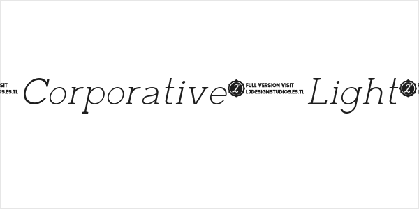 Zilap Corporative Light Italic Logo