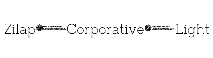 Zilap Corporative Light  免费字体下载