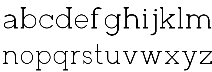 Zilap Corporative Light Font LOWERCASE
