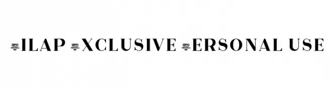 Zilap Exclusive Personal use  font caratteri gratis
