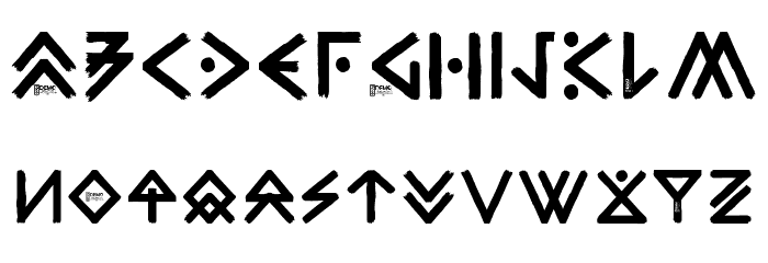 Zilap Extraterrestrial Acestors Cultural फ़ॉन्ट लोअरकेस