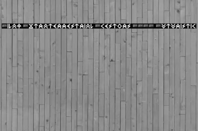 Zilap Extraterrestrial Acestors DEMO Futuristic Font examples