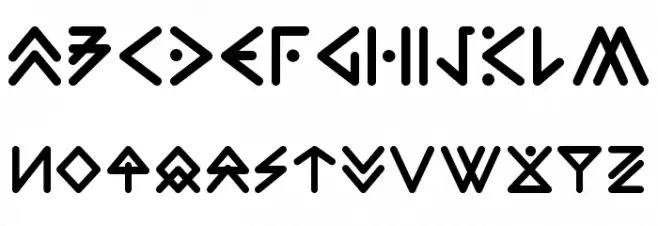 Zilap Extraterrestrial Acestors DEMO Futuristic 字体 小写