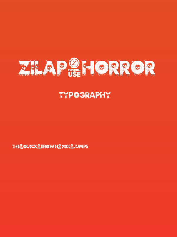 Zilap Horror Poster