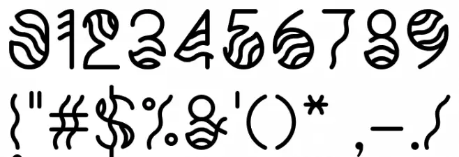 Zilap Marine Font OTHER CHARS