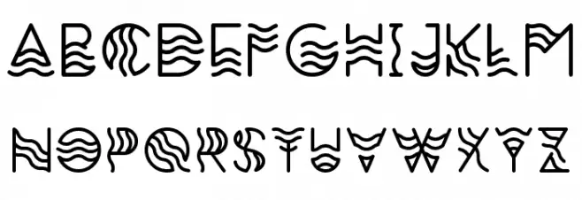 Zilap Marine Schriftart Groß