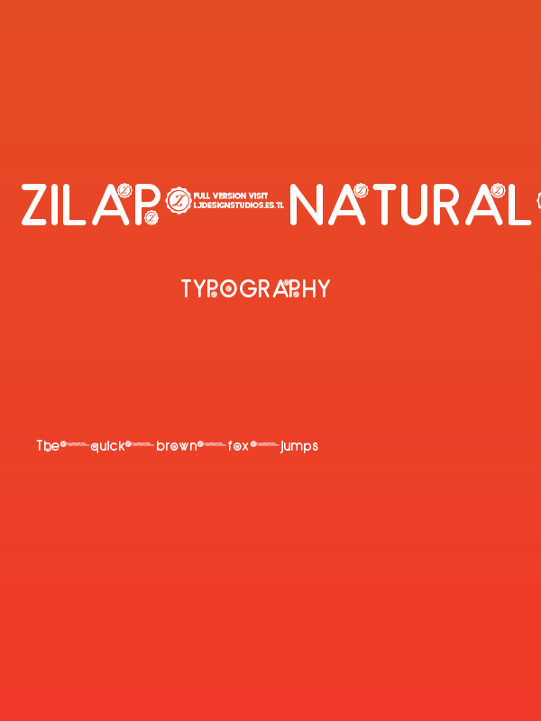 Zilap Natural Bold Poster