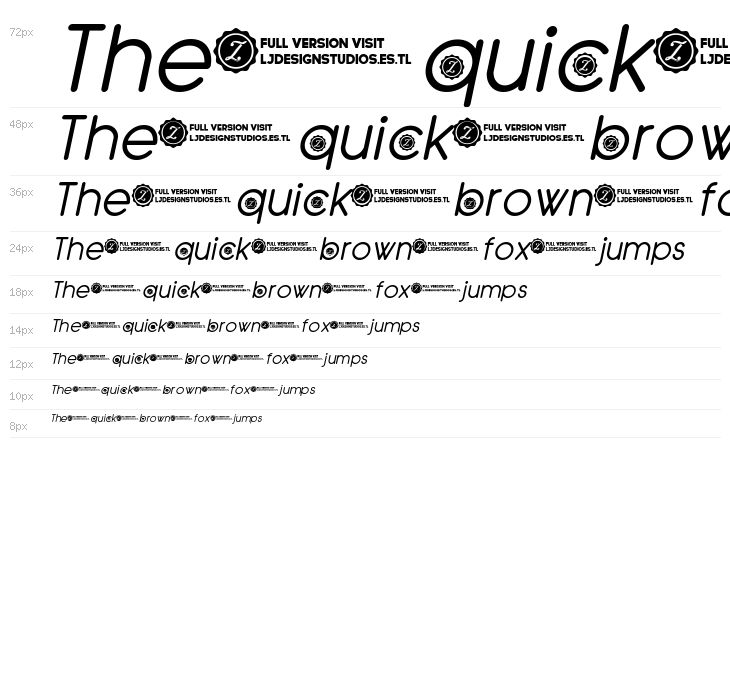 Zilap Natural italic Waterfall