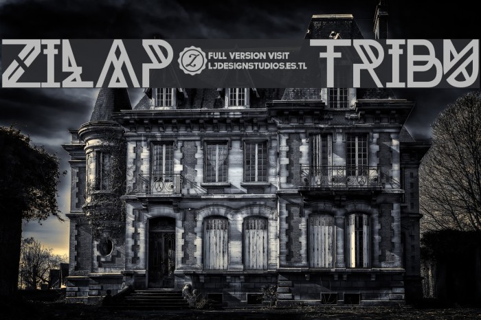 Zilap Tribu Font examples