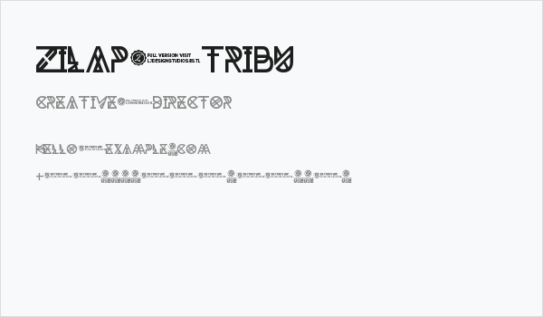Zilap Tribu Business Card