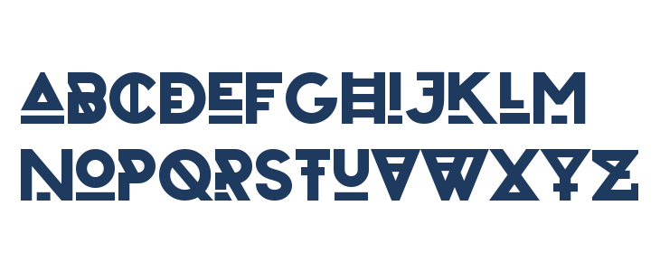 Zilap Urban Bold Lowercase