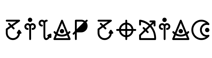 Zilap Zodiac  baixar fontes gratis