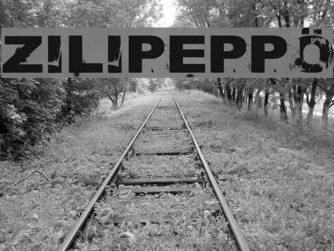 Zilipeppö Font examples