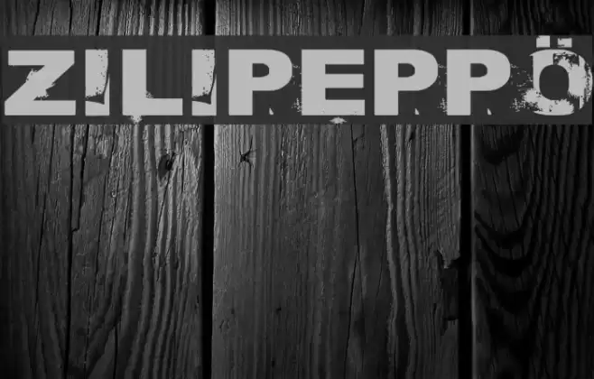 Zilipeppö Font examples